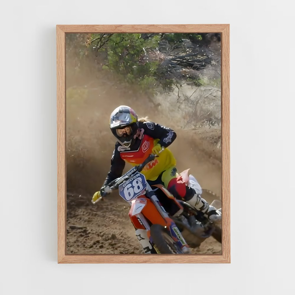 Poster Dirt Track Legend – affiche Motocross freestyle (vue 4)
